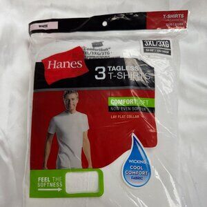 New Hanes 3 Tagless T-Shirts V-Neck-3XL